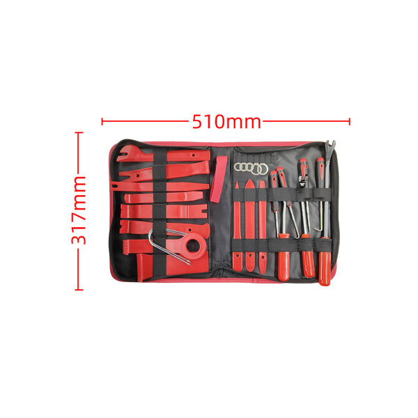 Auto Glass Panel/Clip Removal Set - 25 Tools, Part# CL-1110