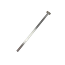 Push Knife for Quarter Glass Removal, Stainless Steel, Flat Square Handle, 24", PK-24S1