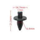 Toyota Front Luggage Compartment Clips 50PCS/BAG, Part