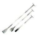 Push Knife & Blade Combo, 3 Knives and 3 Blades, Stainless Steel, Slim Cylindrical Handle, PK-C2S2