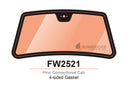 FW2521, Hino Conventional Cab 4-Sided Gasket