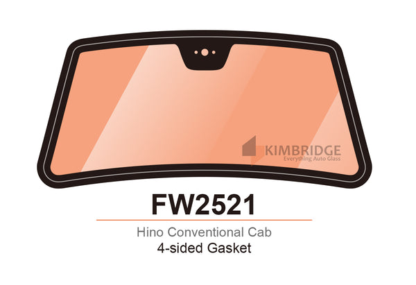FW2521, Hino Conventional Cab 4-Sided Gasket