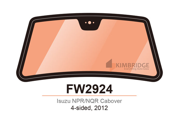 FW2924, Isuzu NPR/NQR Cabover, 4-sided, 2012+