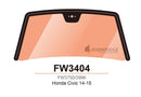 FW-3404 Molding Honda Civic 2014-2015, 3-Sided