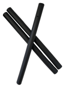 Foam Tubes/sleeves  for Windshield Rack, Black, 10/Pack " with cosmetic issues that do not affect use or function of the tubes"