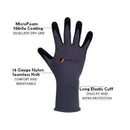 Safety Gloves, Nitrile Coated, 15-Gauge Nylon, 12 Pairs/Pack, Size XL, GVS-XL