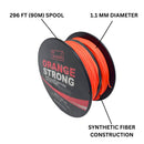 Windshield Urethane Cutting Cord, Orange Strong, 479 Lbs Tensile Strength