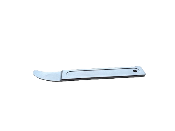 Metal Skin Wedge Pry Tool with One Curved End MSW-1E