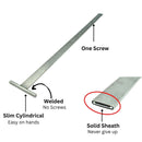 Torpedo™ Push Knife for Quarter Glass Removal, Stainless Steel, Slim Cylindrical Handle, 33", PK-33S2