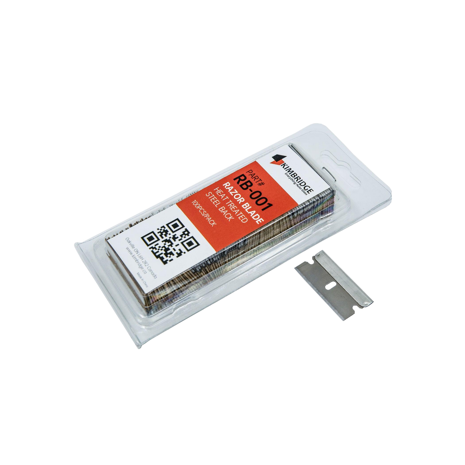 Red Razor 50 Booklets Razor Blade, Heavy Duty, Box of 50 Packs (100PCS/Pack), RB-001-Box
