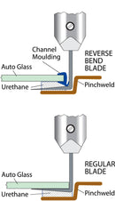 52C4-M UltraWiz® Coated Reverse Bend Standard Paint Protection Blade, 1-1/2"