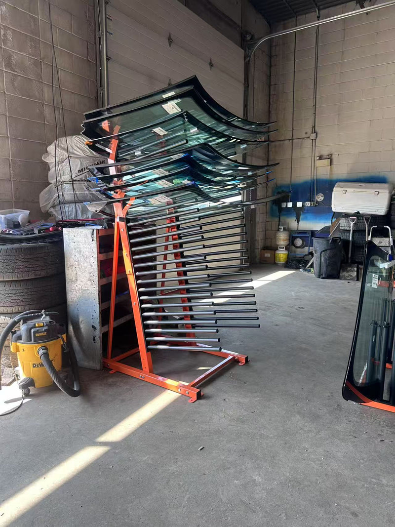 Windshield Metal Rack Stand-Alone, 25-Slot, WR-25