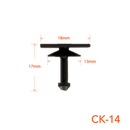 Subaru Cap Cowl Panel Upper Clips, CK-14, 50PCS/Pack