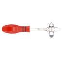 Rubber Gasket Locking Strip Tool, Bent Shaft with 4 Eyelets, LST-4E