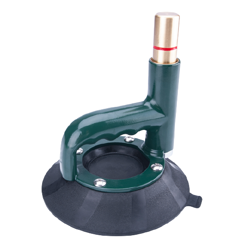 Suction cup vacuum lifter, 7" spherical pad, 40kgs capacity