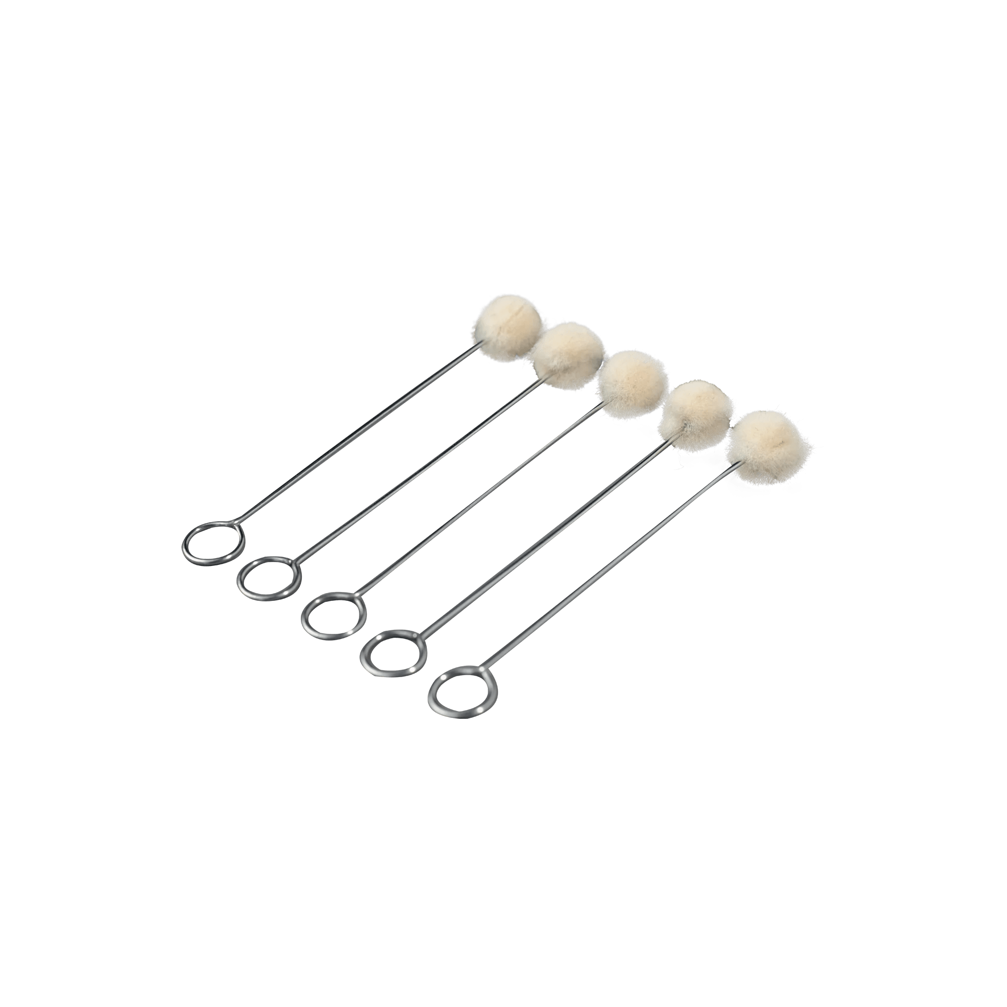 Wool Daubers/Primer Applicator/Wool Swab, 50PCS/Pack, 5" Long, 18mm Di